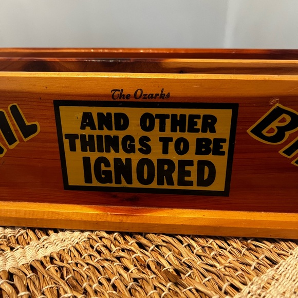 Vintage Funny wood mail organizer. - Picture 3 of 6